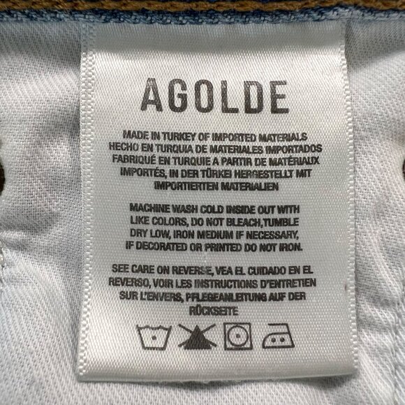 AGOLDE Criss Cross Straight Jeans in Dimension Size 28 - Picture 7 of 13